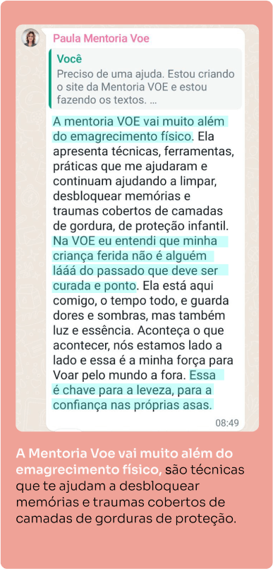 Depoimento 10 Mentoria Voe